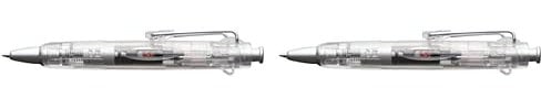 Tombow BC-AP20 Kugelschreiber Air Press Pen mit innovativer Druckluftechnik, transparent, 1 Stück (2er Pack)