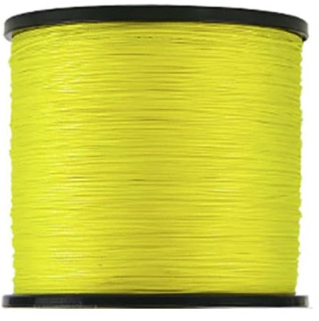 SXLSZ Geflochtene Angelschnur 8Fach,Stränge Super Strong 500M PE Starke Geflochtene Schnüre Fisch Linien,Karpfen Zubehör Angelschnur Geflochten,Gelb,0.28mm