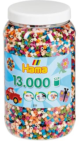 Hama Midi Beads 13,000 unidades de mezcla 58