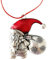 Shuangliao Massiver Zinn Weihnachtsbaumschmuck, Weihnachtsmann Weihnachtsbaumschmuck, Metall Weihnachtsmann Anhänger Mit Rotem Seil, Für Weihnachtsbäume, Zuhause, Par Geschenke