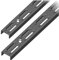 Element System 10001-00112 Classic Regalsystem Wandschiene, Schwarzmatt, 100 cm