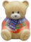 your castle Blechdose in Form eines Bärs mit Schal Teddy Bär Xmas Keksdose Deko-Box Retro-Dose Aufbewahrung, Volumen: 1.4 l, Maße: 13,5 x 9 x 16 cm
