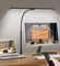 LIBORA Lampe de Bureau LED, Double tête lampe bureau, 5 Modes de Couleur 5 Niveaux de Luminosité, Col de cygne flexible et Peu encombrante lampe pince, lampen de table, Noir