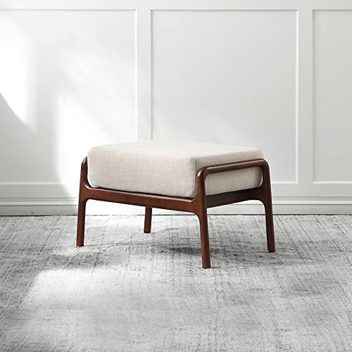 LHIKAGF Fußhocker Gummiholz Walnuss Hocker Luxus 67cm Nordic Echt Massiv Sofa Stuhl Tür Seite Schuhe Fußhocker Fußstütze Bank Fußhocker Fußstütze