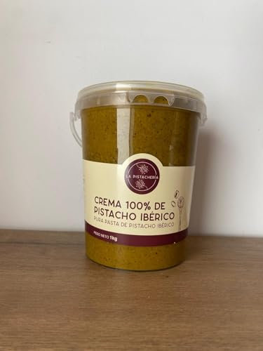 Crema 100% de Pistacho Ibérico, Pasta Pura de Pistacho (1 Kg)