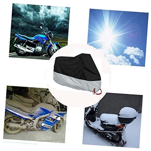 SOLUSTRE schutzhülle Motorradabdeckung Wasserdicht Motorradzubehör Faltbare Autoabdeckung motoradabdeckhaube