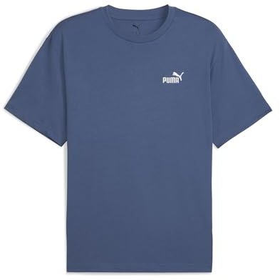 PUMA Unisex Relaxed Small No. 1 Logo Tees, Dunkles Indigoblau, M EU
