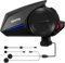 Motorcycle Helmet Headset, 2 Riders Motorbike Intercom 500M Motorbike Helmets Communication System Intercom Headphones Speakers with DSP&CVC Noise Cancellation/HiFi Sound/Waterproof/Wake up Siri