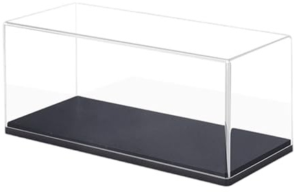 KiBcsLic Model Car Display Case Clear Acrylic Display Case for 1:43 Car Model Transparent Toy Car Organizer Collection Display Box Storage Case Showcase for Statues Figures Arts Car Model Vehicle
