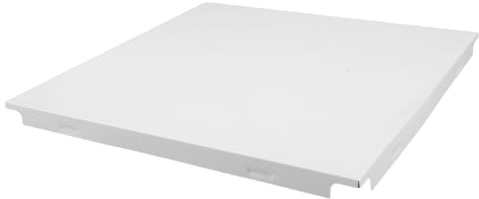 Kisangel Dalles de faux plafond en aluminium, panneaux décoratifs en aluminium de 30 x 30 cm (12 x 12 pouces) pour la maison, le bureau, la cuisine ou la salle de bain, style blanc A