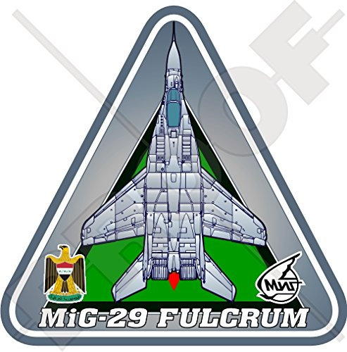 MIG-29 FuLCRUM IRAQ Mikoyan-Gurevich MiG-29A Iraqi Air Force IQAF 9,5 cm Vinyl-Aufkleber, Aufkleber