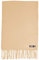 ADAMANT 100% Reines Kaschmir, Herren/Damen-Unisex- Schal - superweich - 180cm lang - STANDARDMAß - EINFARBIG oder KARIERT -feines Flaumhaar - Beige