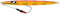 Ocean Cat 1 PC Speed Fall Pitch Angeln LUERS sinkend führen Metall Jigs Jigs Köder mit Haken für Salzwasser-Angeln 17–27 cm 120 g/150 g/200g/250 g/300G/mandelfarben/500 g, Red&Gold, 5 2/7oz(150g)