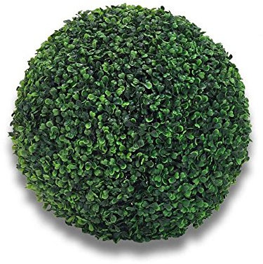 AsiaShopping 1 Sfera BOSSO Artificiale Sintetica Foglie Verdi BUXUS Finto Palla 50 CM