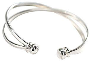 SLUYNZ Offener Armreif aus 925er Sterlingsilber für Damen Feiner Schmuck Hochzei Verlobung Armreif Verstellbar
