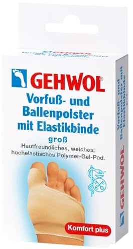 GEHWOL Vorfuß- u.Ballenpolster m.Elastikbinde groß 1 St