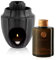 HARNN BLACK LOTUS - Körper-/Massage-Öl-Wärmer & Duftlampe in einem + KÖRPER-, BAD- & MASSAGE-ÖL (Sensual; Patchouli & Petitgrain) 145ml