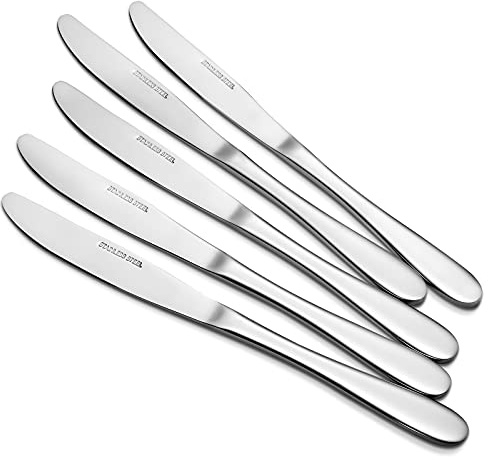 Aebeky 8-Piece Stainless Steel Table Knives,Dinner Knives Set,9.1-Inch (8-Piece)