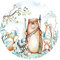 Little Deco Wandtattoo Kinderzimmer Wandbild Waldtiere Wandsticker für Kinder Wanddeko Spielzimmer Wandaufkleber Indianer Selbstklebende Tapete Schlafzimmer DL570