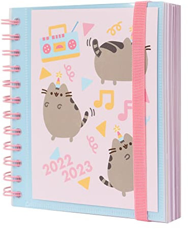Grupo Erik Schulplaner 2022 2023, Pusheen Schulkalender 2022 2023, Schülerkalender, Studentenkalender, Terminkalender 14x16 cm, ein Tagesplaner für ein erfolgreiches Schuljahr