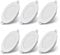 LED Einbaustrahler ultra Flach 230V LED Spots 9W Einbauleuchten 6er Set IP44 Deckenspots Neutralweiß Deckenstrahler 4000K für Wohnzimmer Badezimmer Einbautiefe 26mm