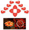 Bougies Romantiques,Bougies en Forme de Coeur,Bougies Forme de Coeur d'amour,Bougies Décoratives en Forme de Cœur pour,Bougie Saint Valentin,Bougie Coeur,Bougie Romantique Rouge,Bougie Coeur