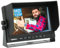 VSG24 Rückfahrmonitor MULTISCREEN HD – 1080P Monitor für Rückfahrkamera mit Split-Screen, Loop-Aufnahme, Rückspiegelfunktion, Trigger, 4 Kamera Eingänge, Einparkhilfe für Auto, LKW, Wohnmobil