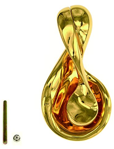 ZhongWang European Minimalist Ball Door Knocker (Bright Brass)