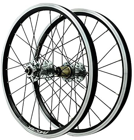 DYSY 20 Zoll V Bremse MTB Radsatz, Aluminiumlegierung Fahrrad Hybrid/Bergrand Schnellspannrad 24 Loch für 7-12 Geschwindigkeit Laufräder (Size : 20 inch)