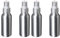 Beaupretty 4 Stück Mini-reiseflaschen Kleine Wassersprühflasche Tragbare Parfümflasche Reisebehälter Für Flüssigkeiten Sprühflasche Mit Feinem Nebel Reisesprühflasche Alkohol Metall Reisen