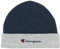 Champion Unisex Kinder Junior Caps-802424 Beanie-Mütze, Marineblau/Hellgrau Melange, Einheitsgröße