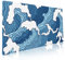 Japanese Blue and White Wave Gaming Mouse Pad XXL Anime Sea Texture Extended Large Desk Mat Big Mousepad Non-Slip Rubber Base Stitched Edge Long Mousepad for Desktop PC Computer Gamer, 35.4 x 15.7 in