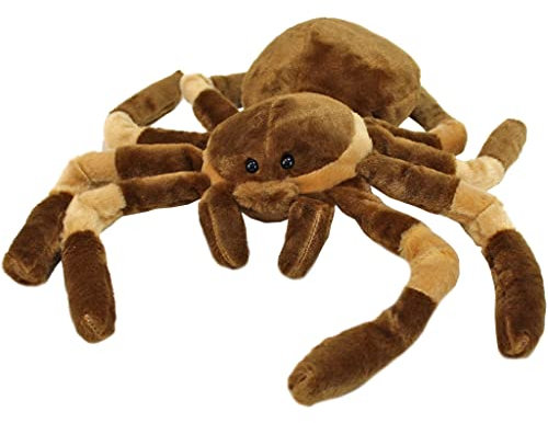 Braune Spinne Kuscheltier süß Plüsch - ca. 30 cm