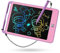 TEKFUN Tableau d'écriture LCD Enfants Jouets Educatif, Tablette Dessin Enfants de 8,5 Pouces Ardoise Magiqu Coloré, Cadeaux d'anniversaire Noël pour Les Filles Et Garçons de 3 4 5 6 7 Ans (Violet)