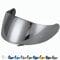 Everalo Kompatibel mit Shoei GT air 2 Visier - Gt Air - Neotec - Opticson - Cns1 - Helmvisier Pinlock Ready - Anti-Kratzer und Anti-Beschlag (Verspiegelt)