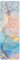 Bilderwelten Garderobe Aquarell 105cm x 34cm Pastell Bunt Gold Modern Garderobenhaken Garderobenpaneel Flurgarderobe Flur-Möbel Wandgarderobe Holz