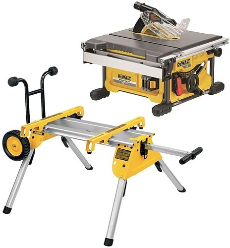 DEWALT Dewalt DCS7485N 54v XR FlexVolt Cordless Portable Table Saw + DE7400 Legs - Bare