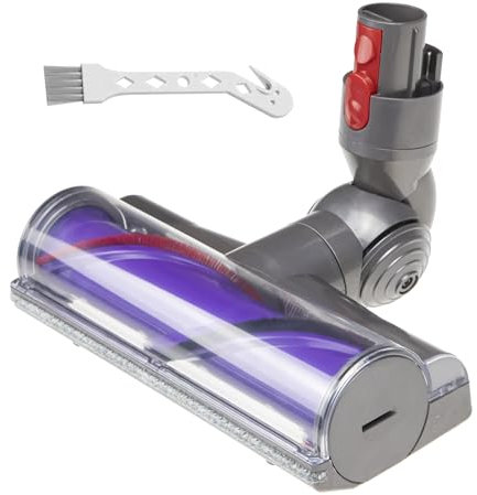 Wingsflying Nettoyeur de tête de moteur à dégagement rapide compatible avec les aspirateurs Dyson V7 V8 V10 V11 V15 Modèles Animal Absolute Tête de rechange Dyson Tête électrique pour tapis en bois