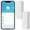 Comboss Sensor de Movimiento WiFi, Sensor de Movimiento Inteligente, Sensor de Presencia, Funciona con Alexa App, Dispositivos Echo (2 Pack)