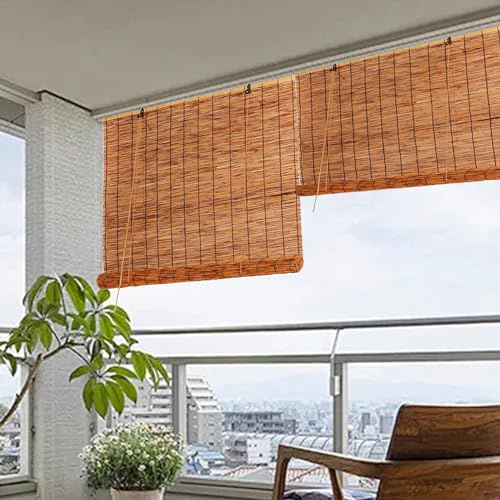 Store Bambou Intérieur,Store Enrouleur Bambou,Store Venitien,Stores Rideau Occultant,Rideau de Roseau,Store pour Pergola Extérieur,Rideau Porte Fenetre Terrasse,Cache Balcon Brise Vue,pour Cuisine ( C