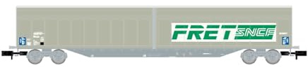 Arnold HN6636 SNCF, 4-achsiger Schiebewandwagen Habbins, „Fret“, Ep. IV-V-Fahrzeuge – Waggons