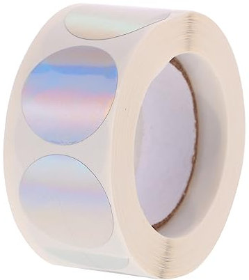 DIKACA 1 Rolle Bräunungsaufkleber personalisierte individuation Klebeetiketten stickers selbstklebende Preisschilder Umschlagetiketten leere Aufkleberetiketten runde aufkleberetiketten