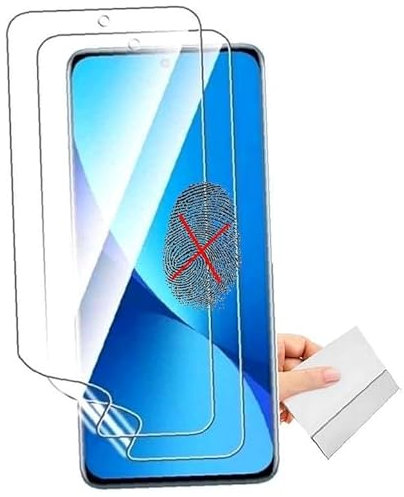 2 Film Protector de Pantalla Transparente de hidrogel Compatible con iPhone 6s