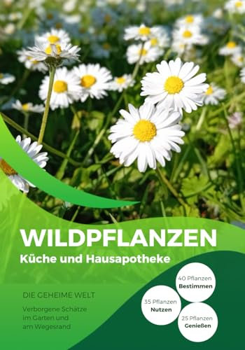 Wildpflanzen Küche und Hausapotheke: Verborgene Schätze im Garten und am Wegesrand, 40 Pflanzen Bestimmen, 35 Pflanzen Nutzen, 25 Pflanzen Genießen.