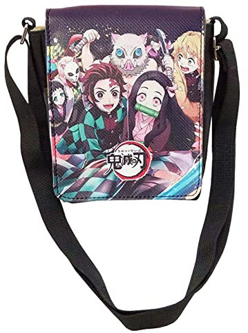 KATVVYE Unisex Umhängetasche, Anime Cosplay Umhängetasche, Puderfarbe, Höhe 15 cm, Tiefe 14 cm, Dicke 6 cm