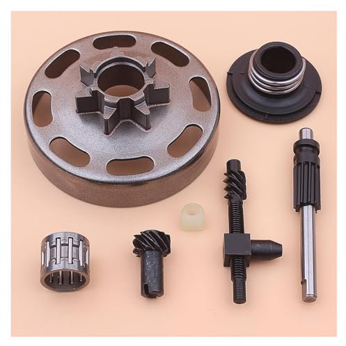 1set 325 Quot 7T Clutch Drum for Husqvarna 435 435E 440 440E Oil Pump Worm Gear Chain Adjuster Tension Bearing Chainsaw