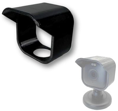 Regenschutz kompatibel mit Blink Mini 2 Cover Schutzhülle Case Schutz vor Regen, Schnee und Sonne (schwarz)