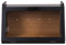 Woodluv Bread Bin, Wooden Bread box Bin Multi-Purpose Kitchen Storage Organizer for Breads, Pastries & Snacks, Counter-top Organizer, Large Capacity, Black