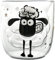 Tasse en Verre Mouton Double Paroi 300 ml – Cadeau Original et Mignon pour Amateurs de Moutons et de Dessins Animés – Idéal pour Instagram, Café, Thé et Boissons Glacées – Artisanale et Élégante