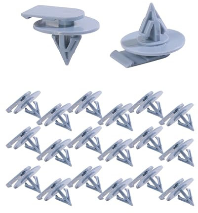 Flaconi 20pcs Radzierblenden Radlauf-Clips für Auto,Radlaufkappen-Clips und Radlauf-Zierleisten-Clips aus Kunststoff,Radzierblenden Radlauf-Clips,Türverkleidungsclips,Geeignet für R50 R52 R53 R55